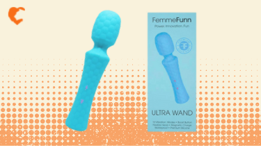 femmefunn, wand, blue, ultra wand, honeycomb