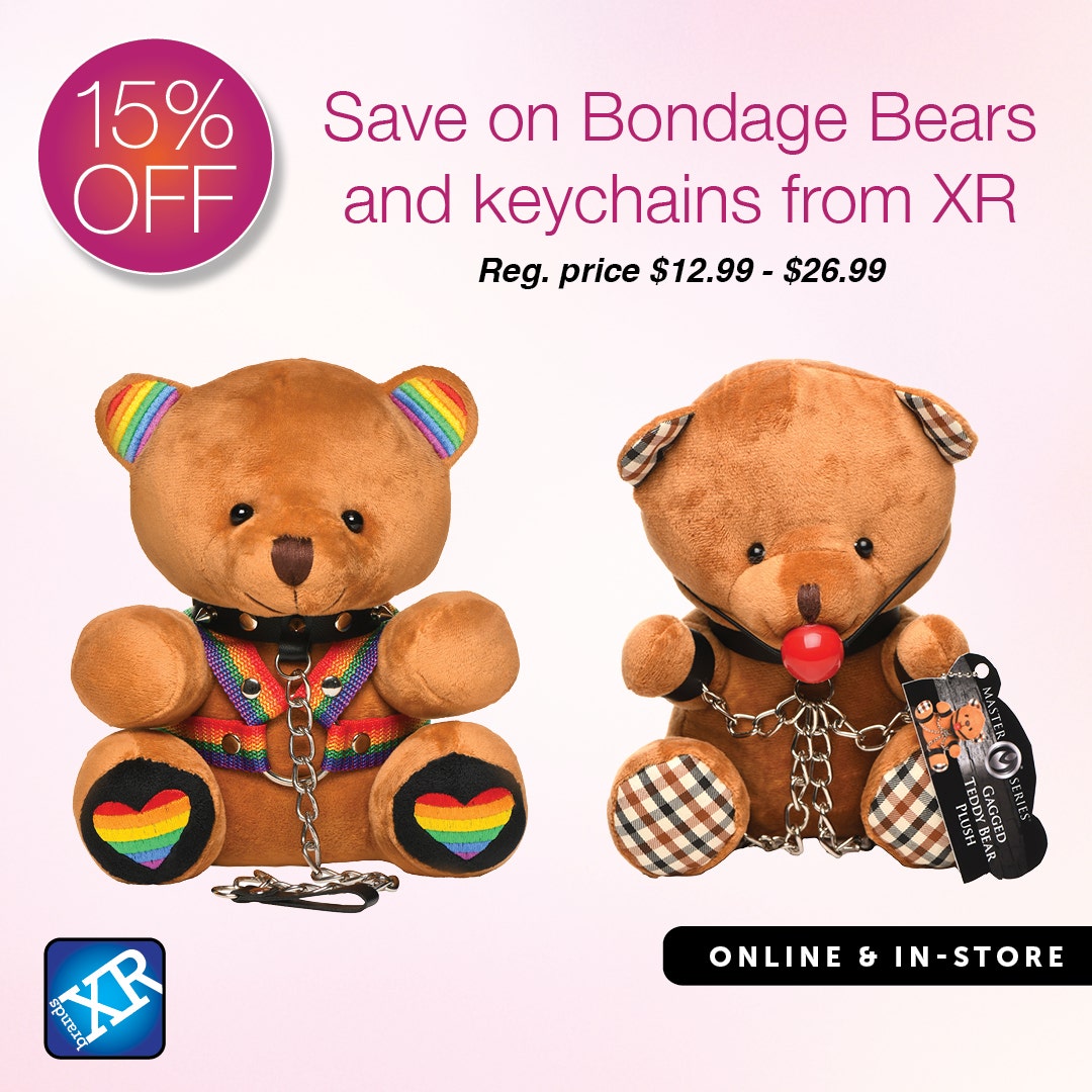 20% OFF Master Series Bondage Bears by XR