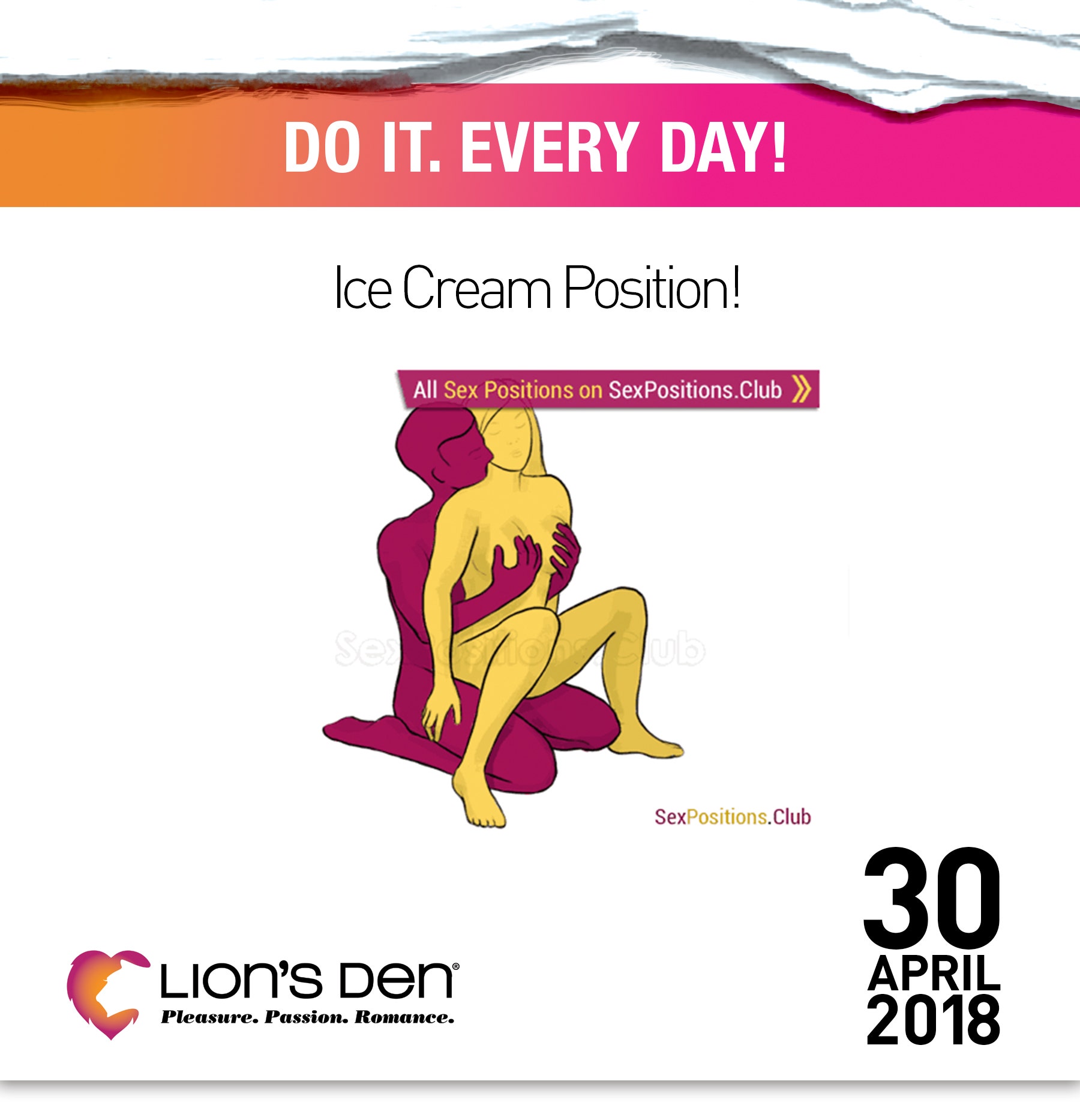 Try Ice Cream Position!