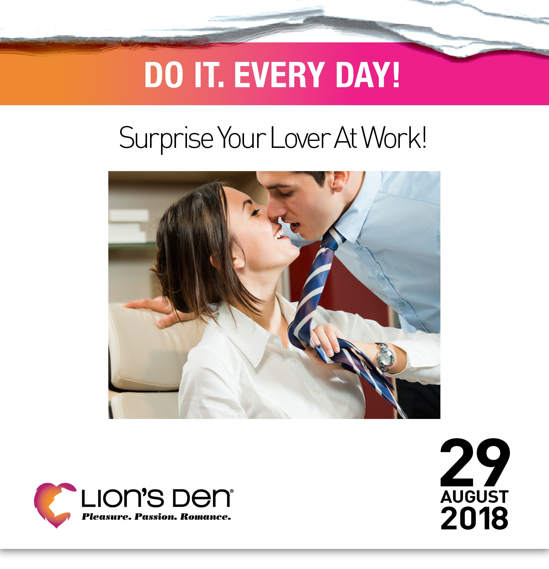 Surprise your lover at work