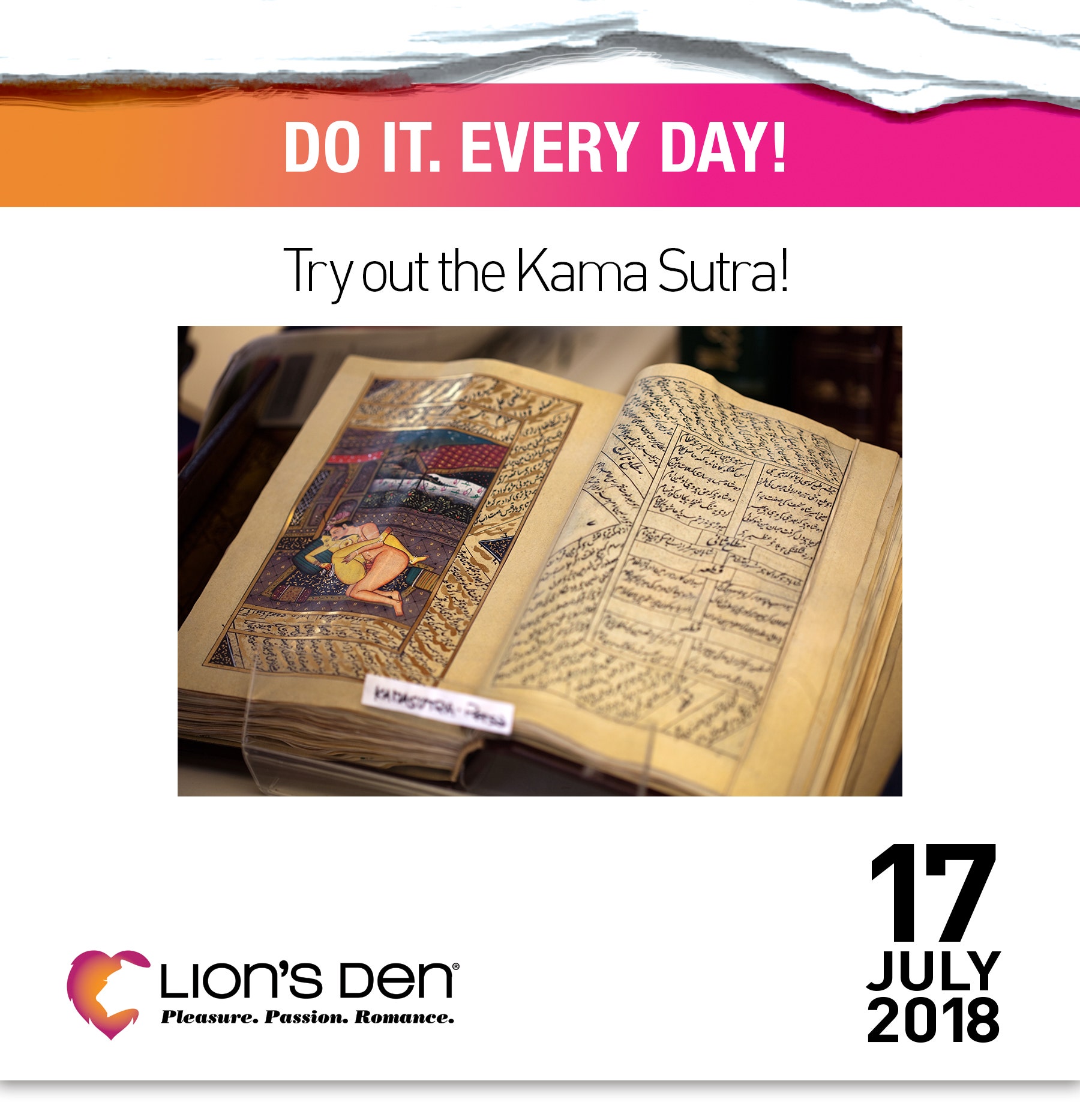 Try out the Kama Sutra