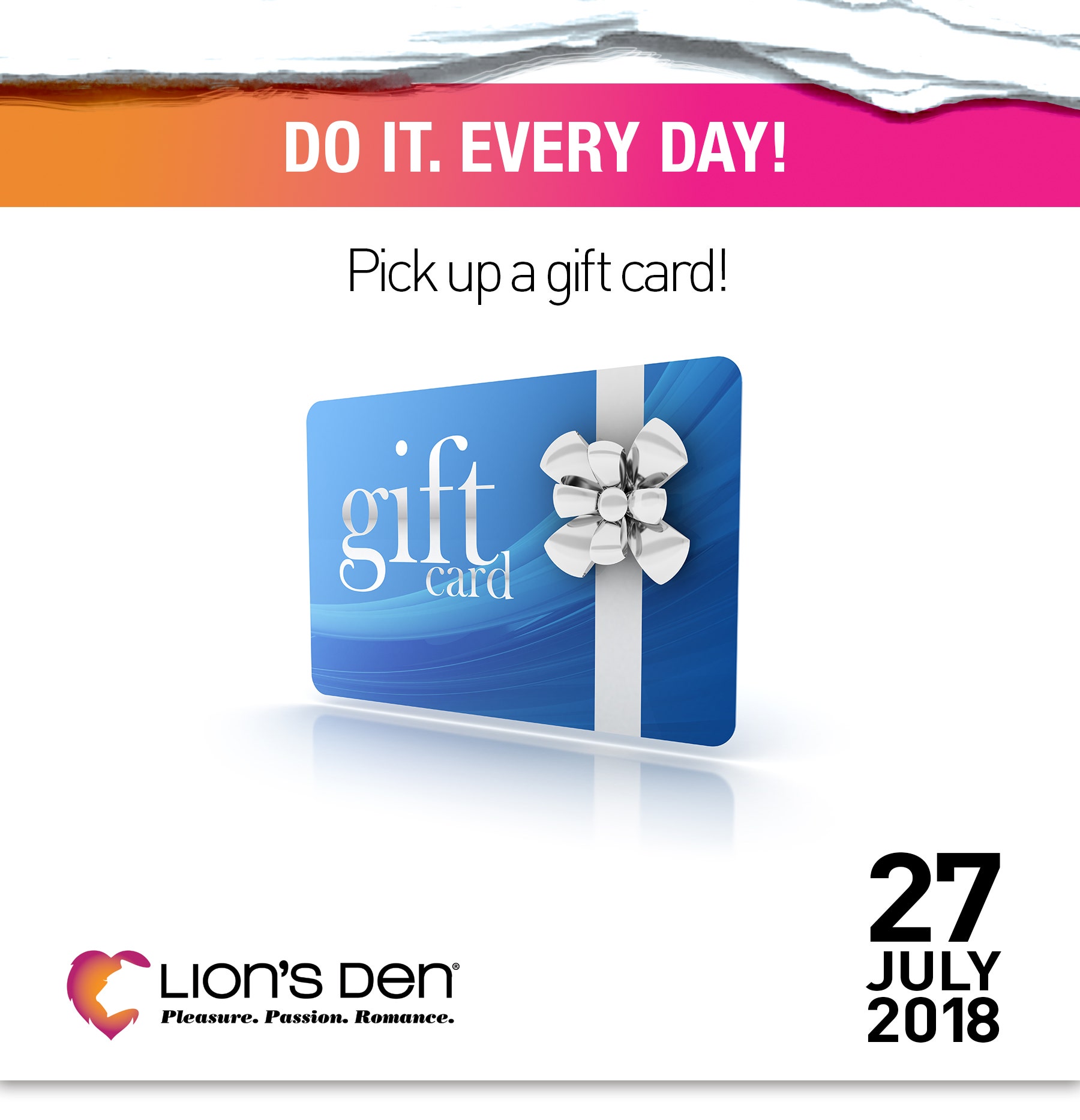 Pick up a gift card!