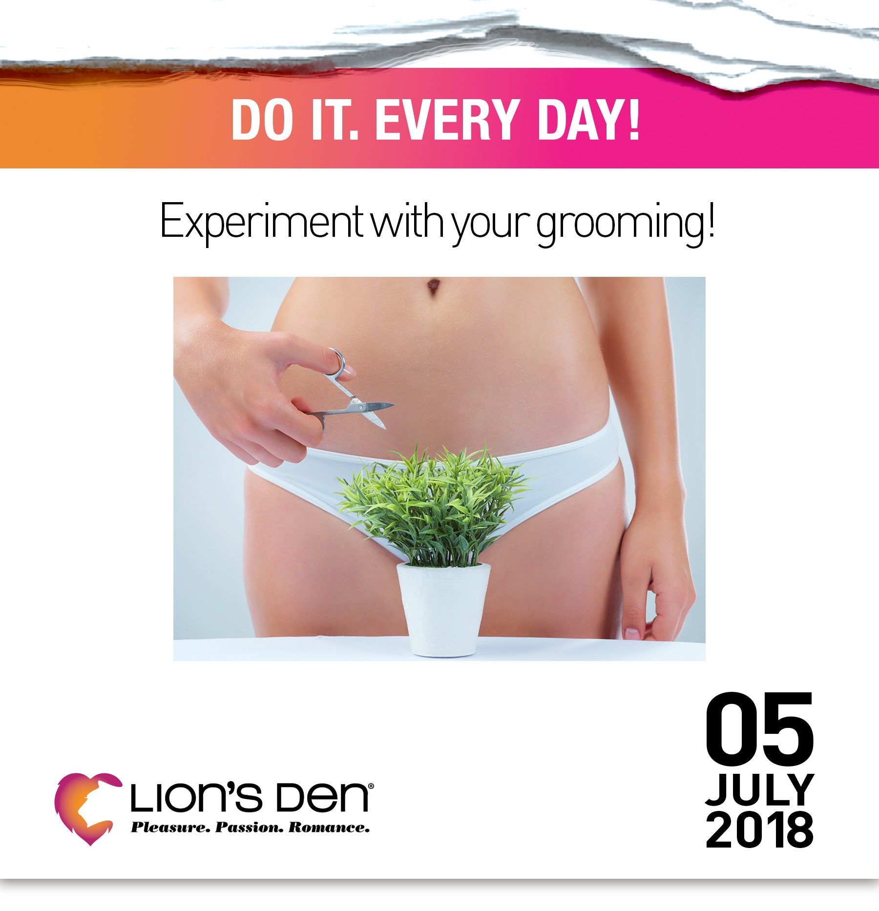 Experiment with your grooming!