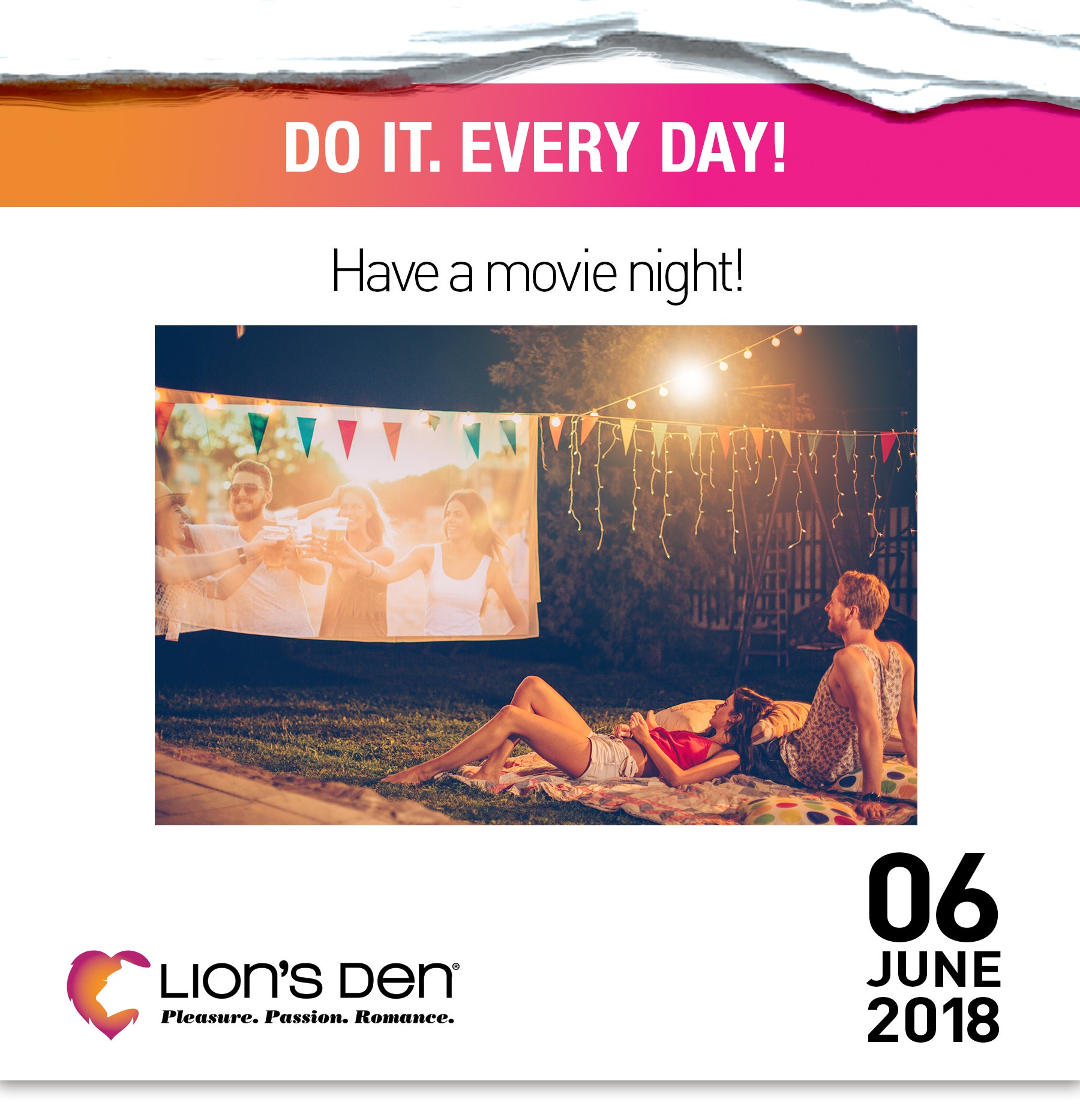 Have a movie night!