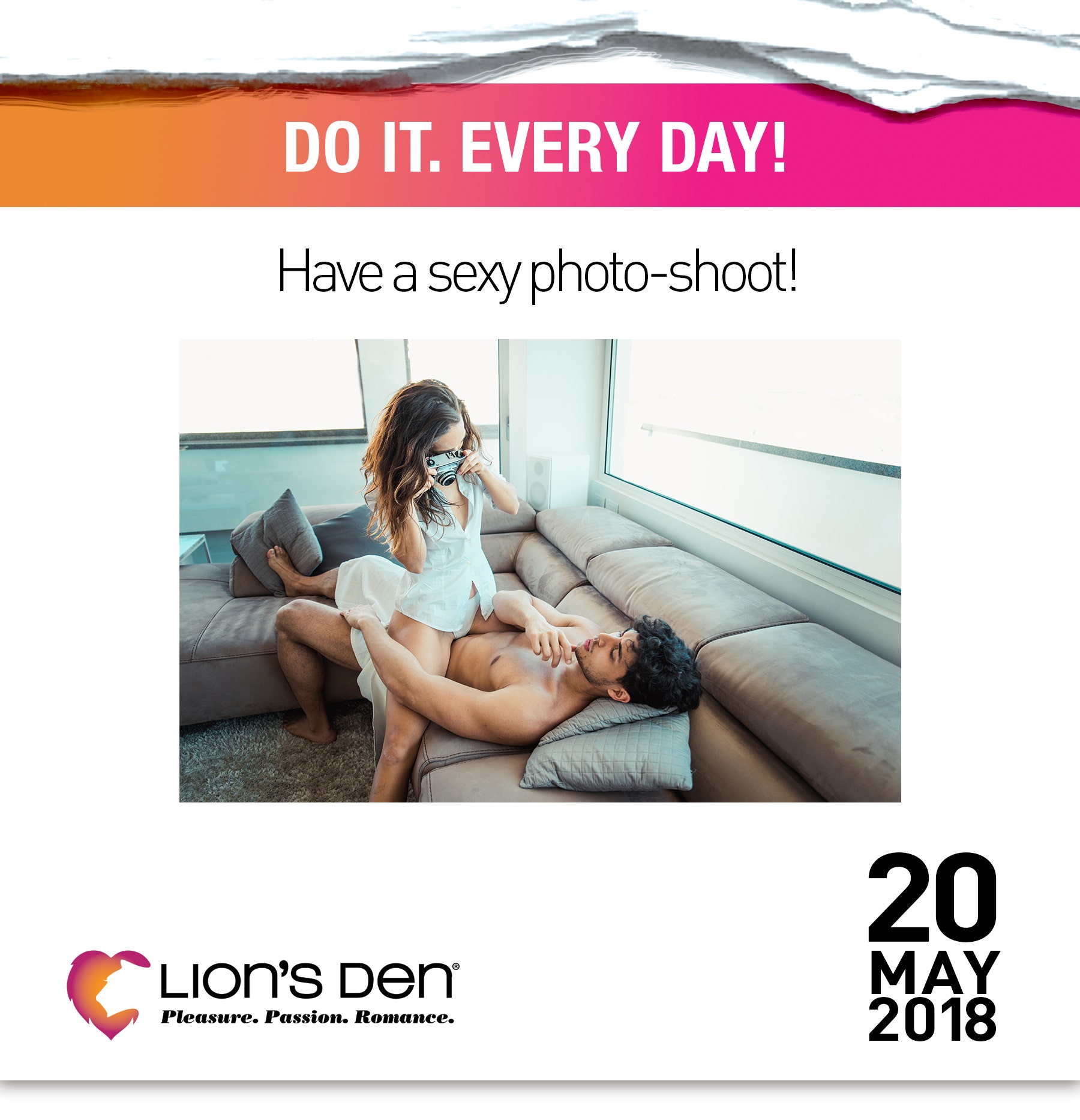 Have a sexy photo-shoot!