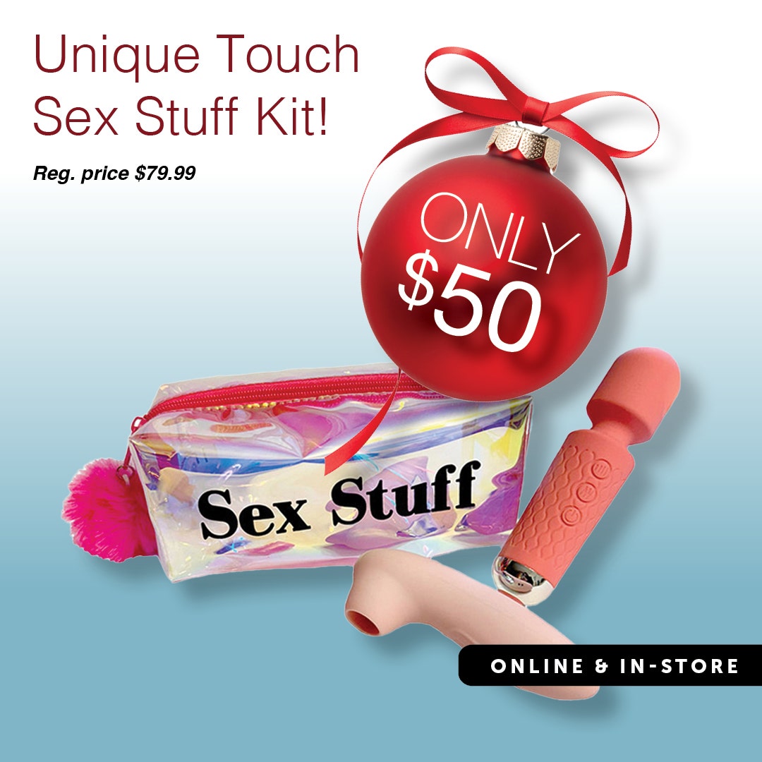 The Unique Touch Sex Stuff Kit is only $50! Was $79.99