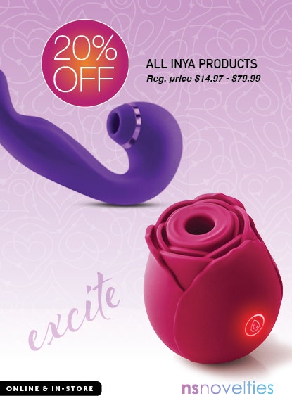20% OFF Inya Rose & more by NS Novelties