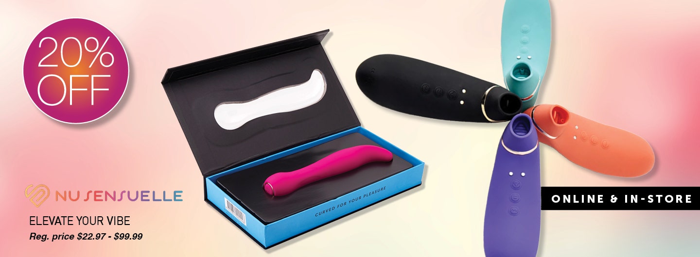 Take 20% OFF all NU Sensuelle Pleasure Products