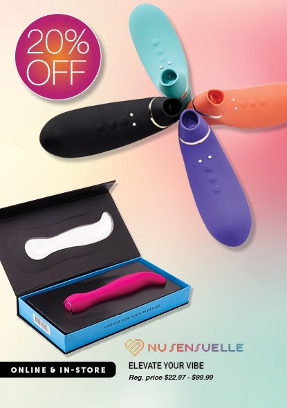 Take 20% OFF all NU Sensuelle Pleasure Products