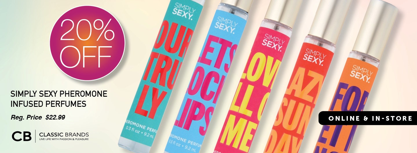 20% OFF Simply Sexy Pheromone Infused Perfumes by Classic Brands