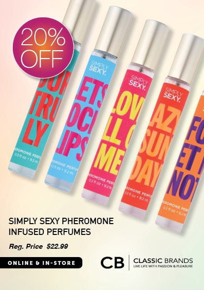 20% OFF Simply Sexy Pheromone Infused Perfumes by Classic Brands