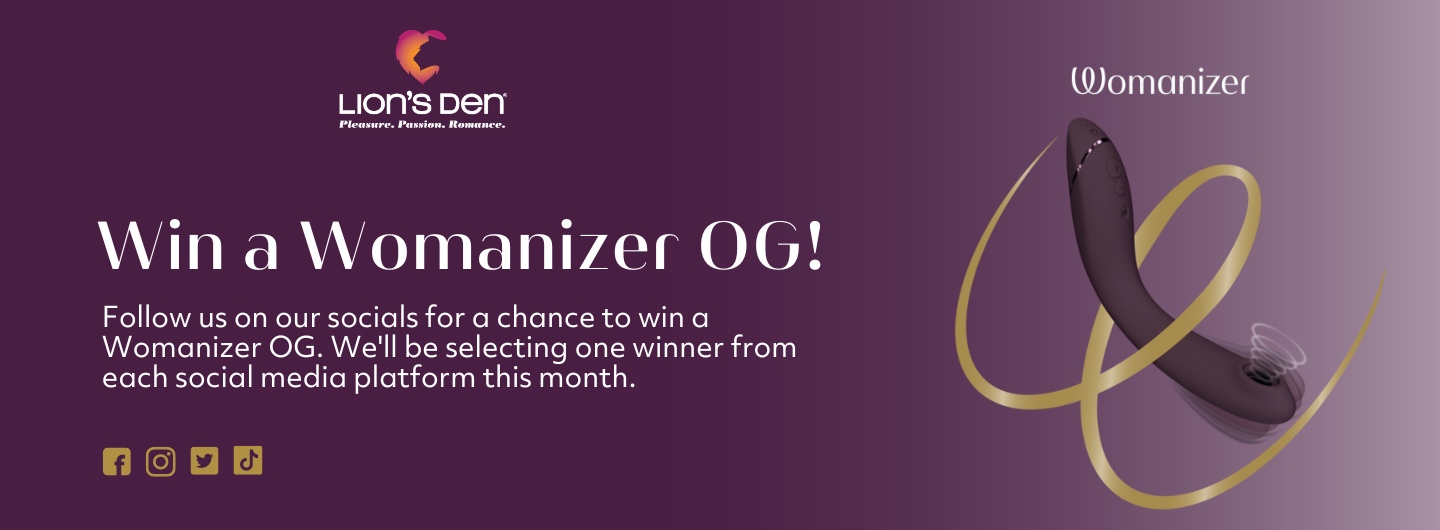We're giving away a Womanizer OG pleasure plug to 4 lucky followers in the month of October for Anal Pleasure Month!
