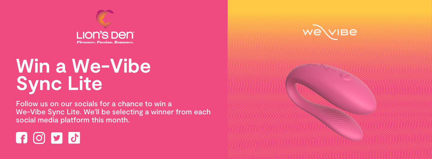 We're giving away a We-Vibe Sync Lite to 4 lucky followers in the month of November