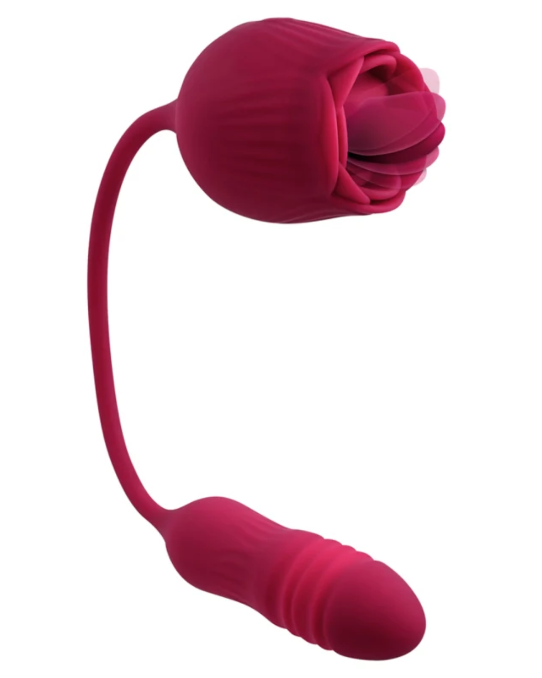 Wild Rose thursting, licking vibrator by Evolved