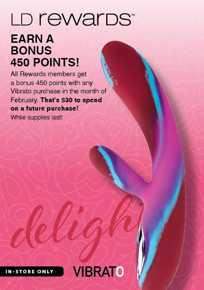 LD rewards members earn 450 Bonus points with any Vibrato purchase.