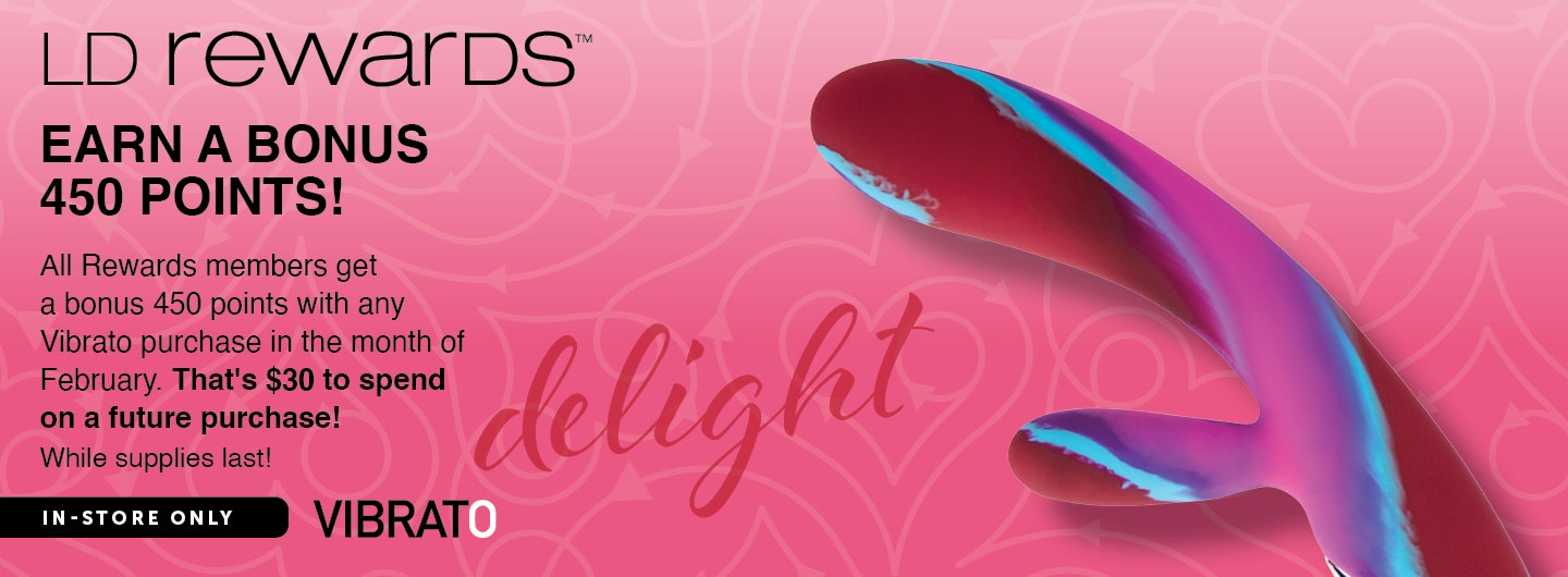 LD rewards members earn 450 Bonus points with any Vibrato purchase.