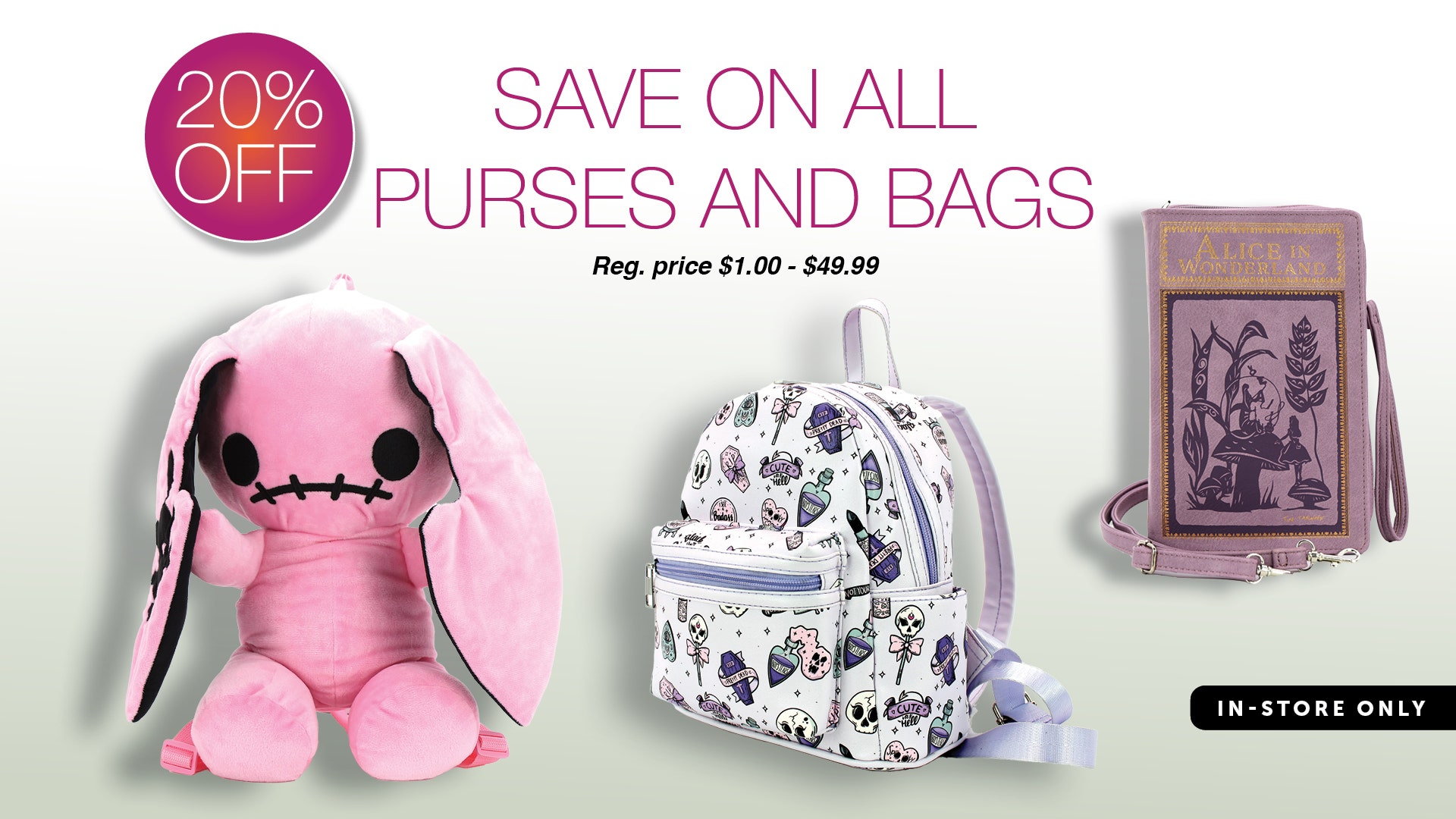 20% OFF All Purses and Bags